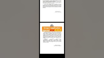 group 2 mains application rejected ❌❌??? ☹️☹️