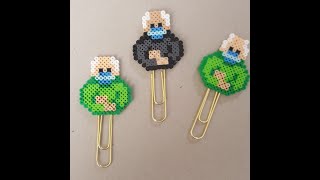 Make a Perler Bead Bernie and his famous mittens: Pattern