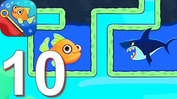 Save The Fish! - Gameplay Walkthrough Part 10 All Levels (Android, iOS)