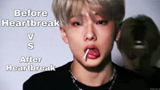 Park Jisung — Before Heartbreak VS After Heartbreak