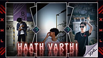"HAATH VARTHI new style #Status #Videoedit #alightmotion #xml" by THE RAJDEP EDITOR ✨⭐