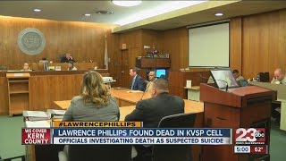 Lawrence Phillips found dead in his prison cell, suspected suicide