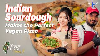 Taipei's First Sourdough Vegetarian Pizza with an Indian Twist! | Veggie Island screenshot 2