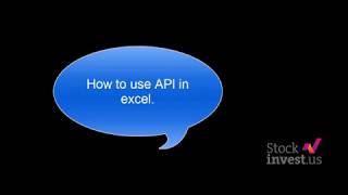 How to import stock data from API to Excel