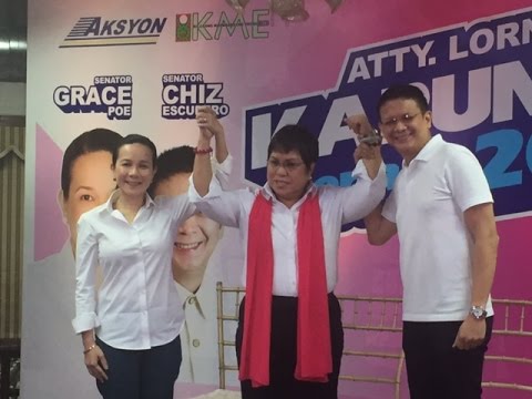 Poe, Escudero endorse Lorna Kapunan’s Senate bid