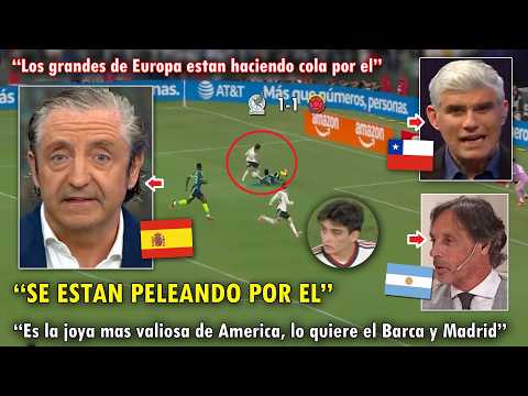 "CLOSE TO REAL MADRID" SPANISH and GLOBAL JOURNALISTS on THEIR KNEES for GILBERTO MORA with MEXIC...