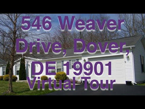546 Weaver Drive, Dover, DE home video tour
