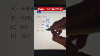 Square Root of Decimals Using Algebra | Fun Math JusticeTheTutor #shorts #math #maths