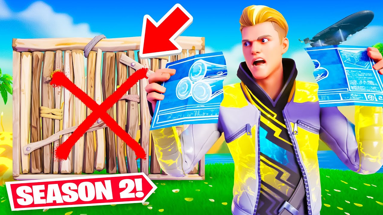Fortnite DISABLED Building!? (Season 2 Update)