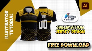 Sublimation Jersey Design | Adobe Illustrator | Tutorial | Sublimation Printing