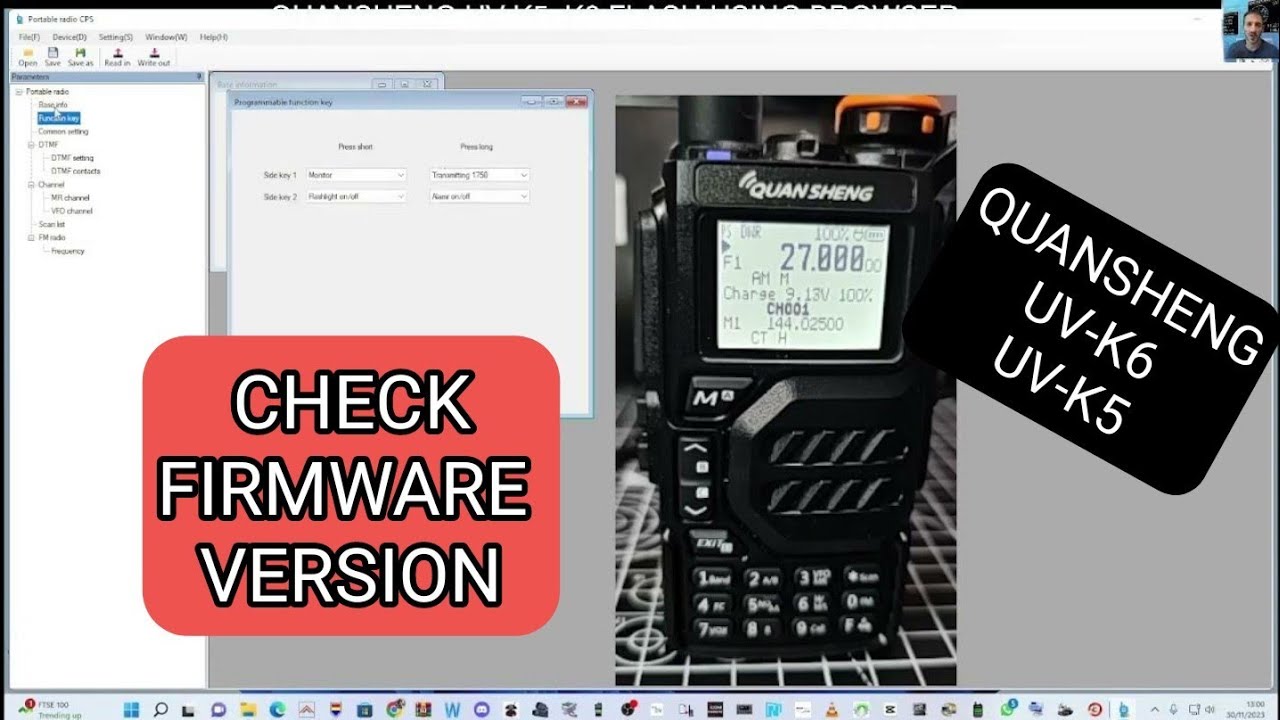 UVK5, K6 HOW TO LOOK UP FIRMWARE VERSION ? YouTube