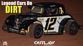 Legend Cars "HIT THE DIRT" at Hattiesburg Speedway!