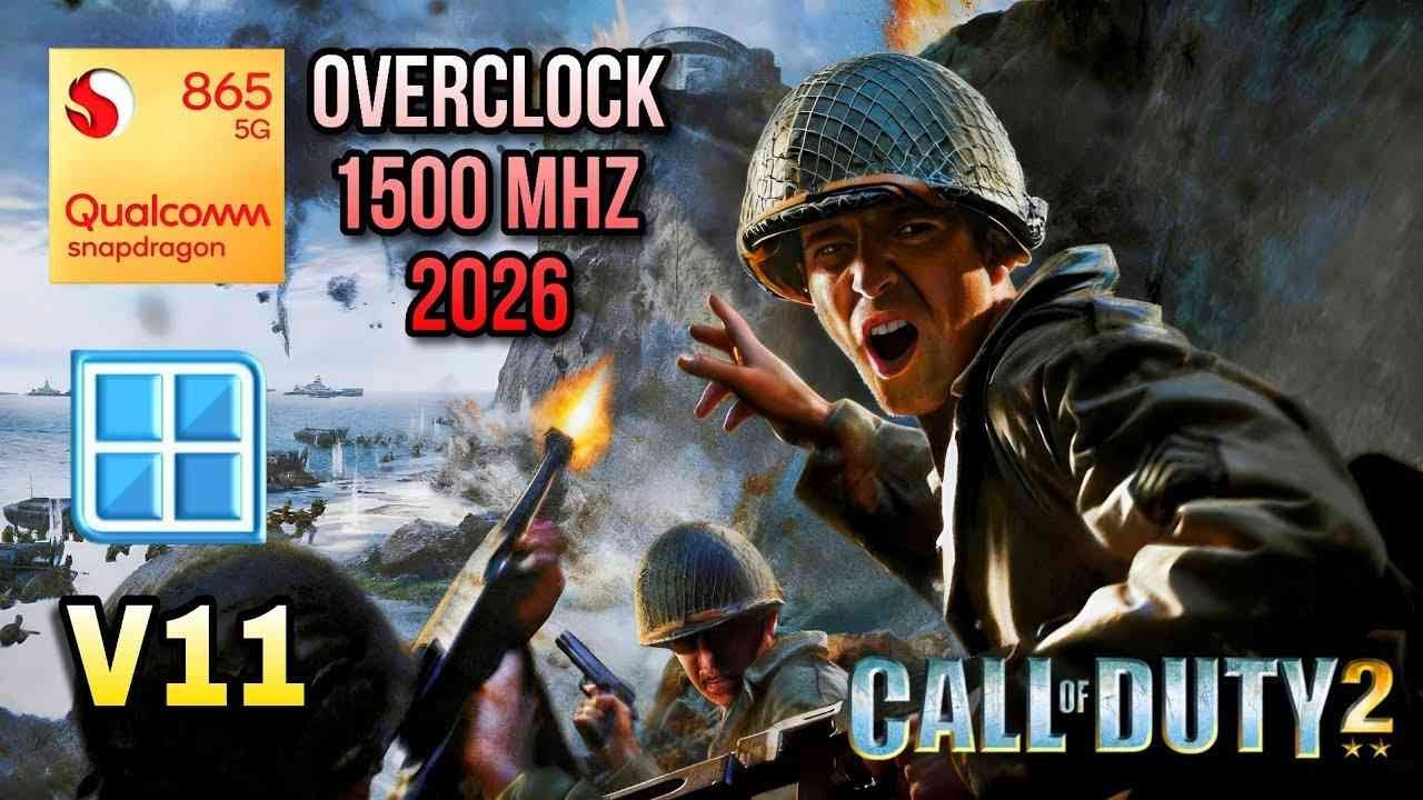 Call of Duty 2 PC 120 FPS PARTE #FINAL Winlator V11 Snapdragon 865 Overclock GPU 1300 MHz 👑 2026