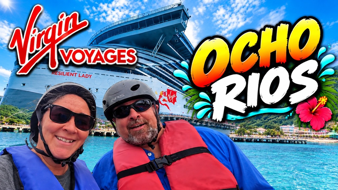 Tubing Jamaica + AMAZING Korean BBQ! | Virgin Voyages Resilient Lady