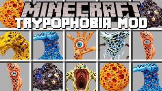 Minecraft TRYPOPHOBIA MOD / GIANT TRYPOPHOBIA ADDON! (Minecraft Mods)