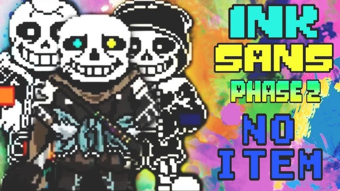 Ink!sans fight 0.39 Phase3-EX AllBosses (HP198) 