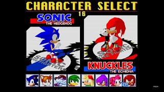 Sonic The Fighters 2-Player Local Multiplayer Ps5 Gameplay All Characters