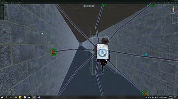 Unity procedural animation spider legs - demonstration 2