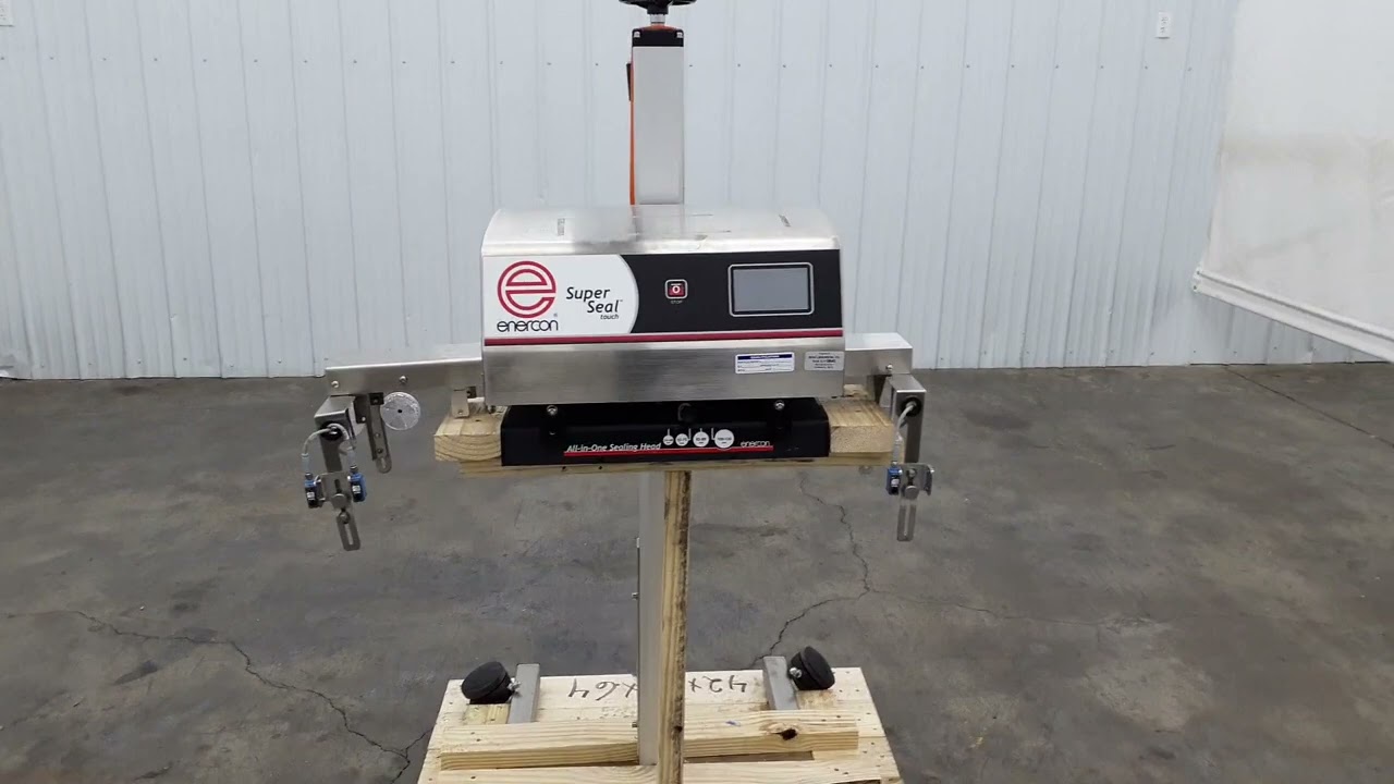 E321847 - Enercon Super Seal Touch 500 Induction Cap Sealer With All-In-One Sealing Head