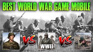 World War 2 Battle Combat VS World War Heroes VS Ghost Of War - Graphics and Gameplay Comparison screenshot 5