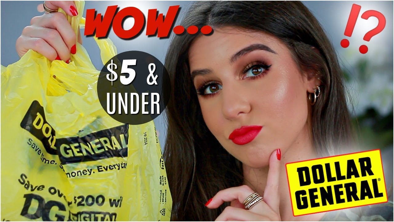 FULL FACE OF DOLLAR GENERAL MAKEUP! NEW MAKEUP BRAND YouTube