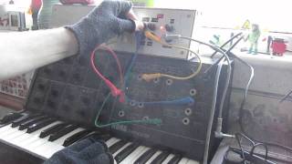 Korg Ms10 with extra DIY VCO/LFO