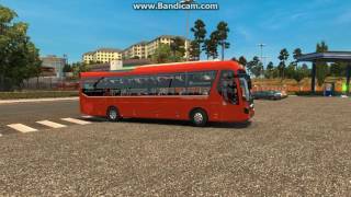 [Demo 4] Test giường - tivi - buồng lái nội thất xe giường nằm Hyundai Universe Việt Nam game ETS2