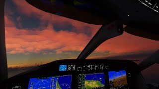 Sunset of Papua new guinea | Microsoft Flight Simulator