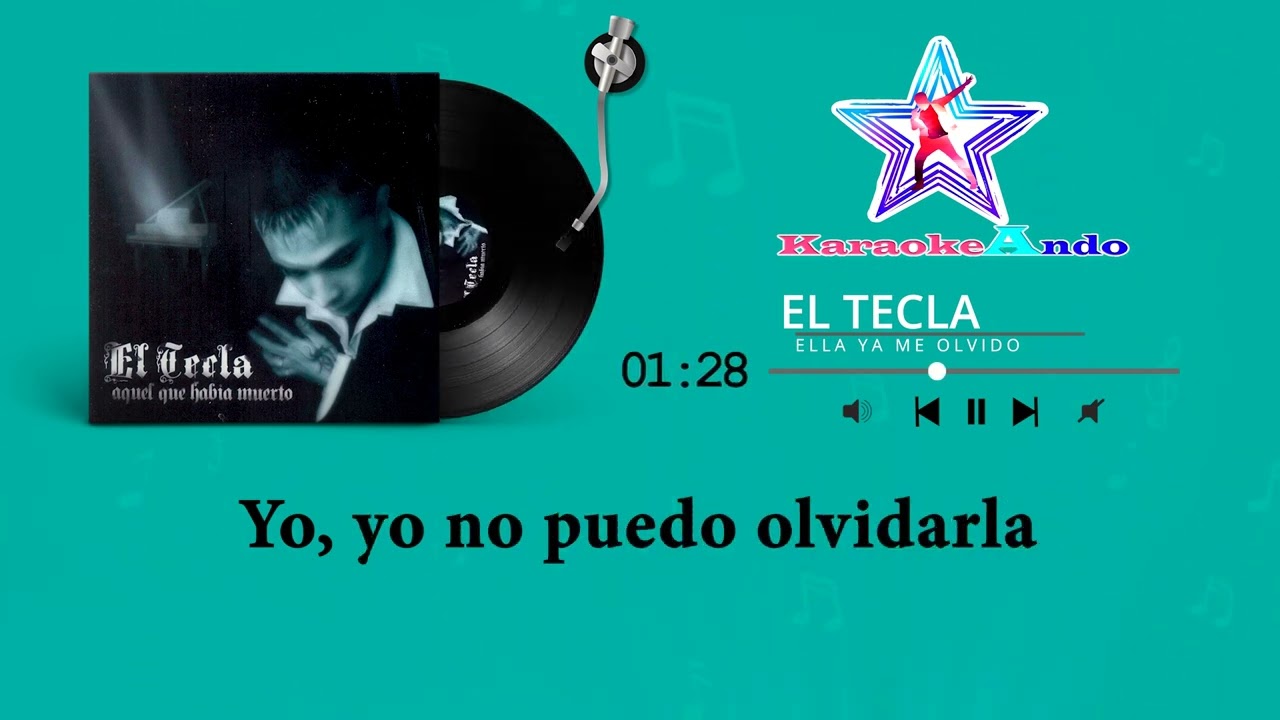 KARAOKEANDO - El Tecla - Ella ya me olvido Karaoke