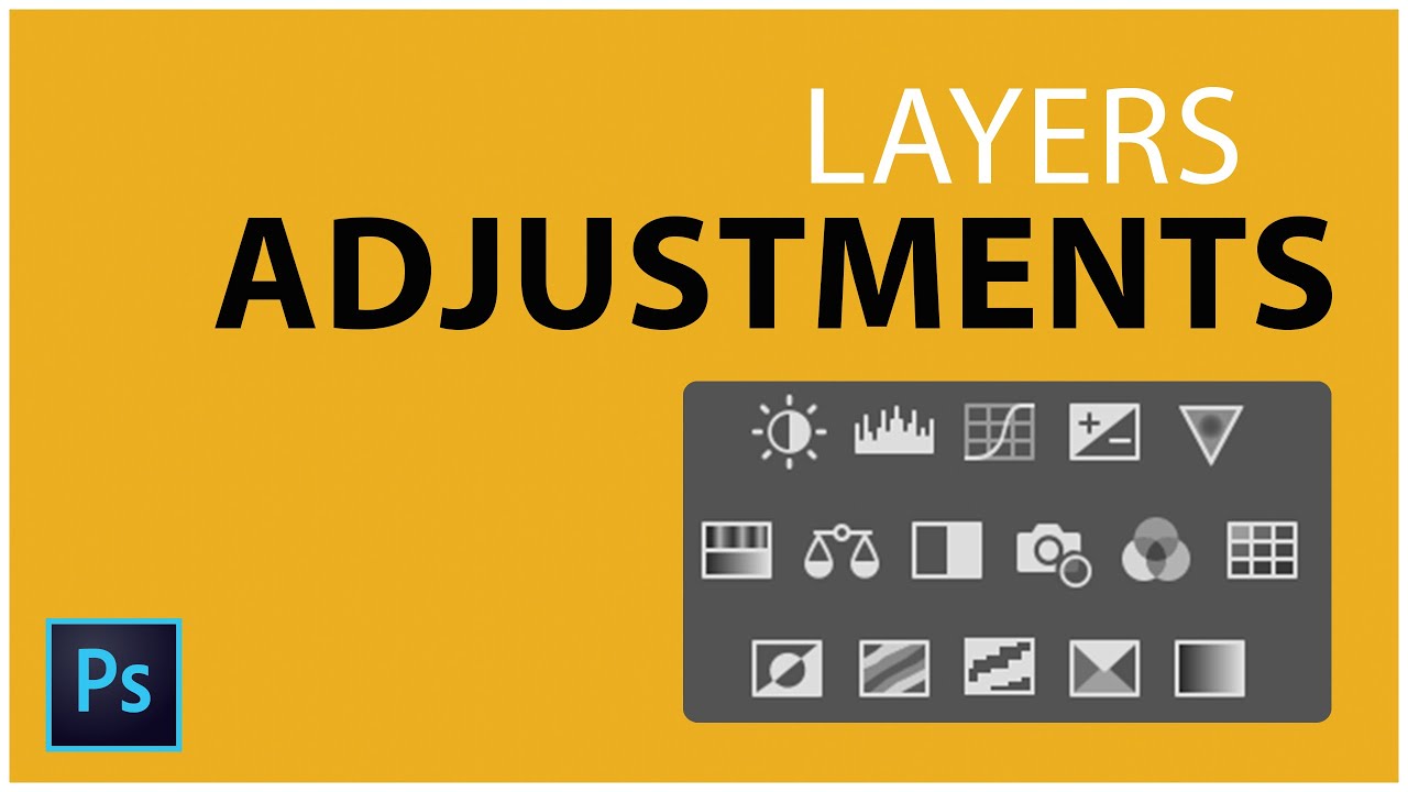 Adjustment Layers - Non Destructive editing in Photoshop - YouTube