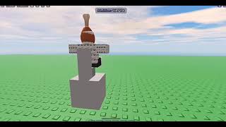 Tutorial on how to attach blocks to arm in Elected Admin in roblox