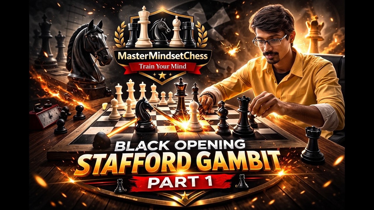 🔥 డెడ్లీ చెస్ ట్రాప్ 😈 | Stafford Gambit Part 1 ♟️త్వరగా ప్రత్యర్థిని మట్టికరిపించే సూపర్ ట్రాప్! ⚡