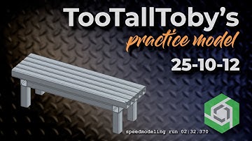 Onshape Speedmodeling Too Tall Toby Practice Model 25-10-12