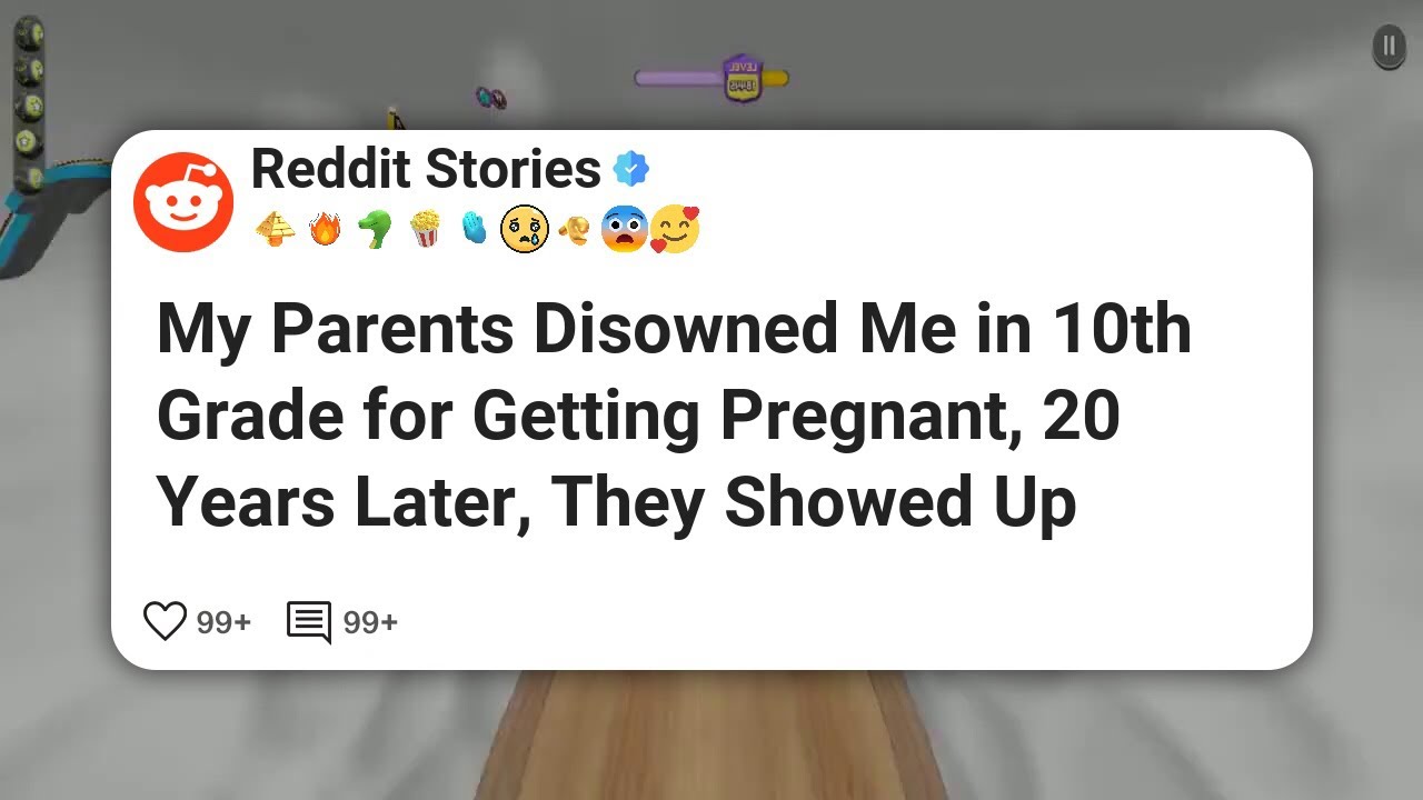 В 10 классе родители отреклись от меня за то, что я забеременела, а 20 лет спустя они появились #...