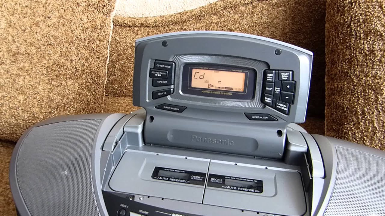 Panasonic RX-ED707 testing - YouTube