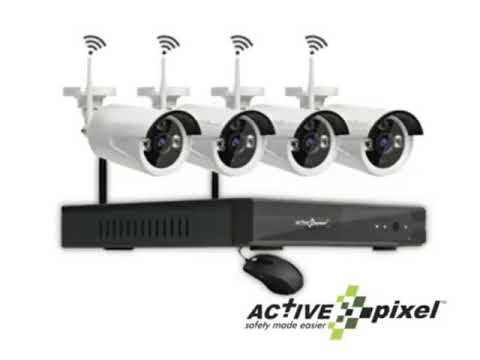 ACTIVE PIXEL - Wi-Fi NVR Kit_ camera installation - YouTube