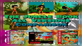 The Jungle Book Games Comparison|NES|GB|SMD|GENESIS|SNES|MASTER SYSTEM|GAME GEAR|NINTENDO|HDQ|60FPS