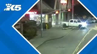 Suspect attempts to back truck into Seattle Walgreens