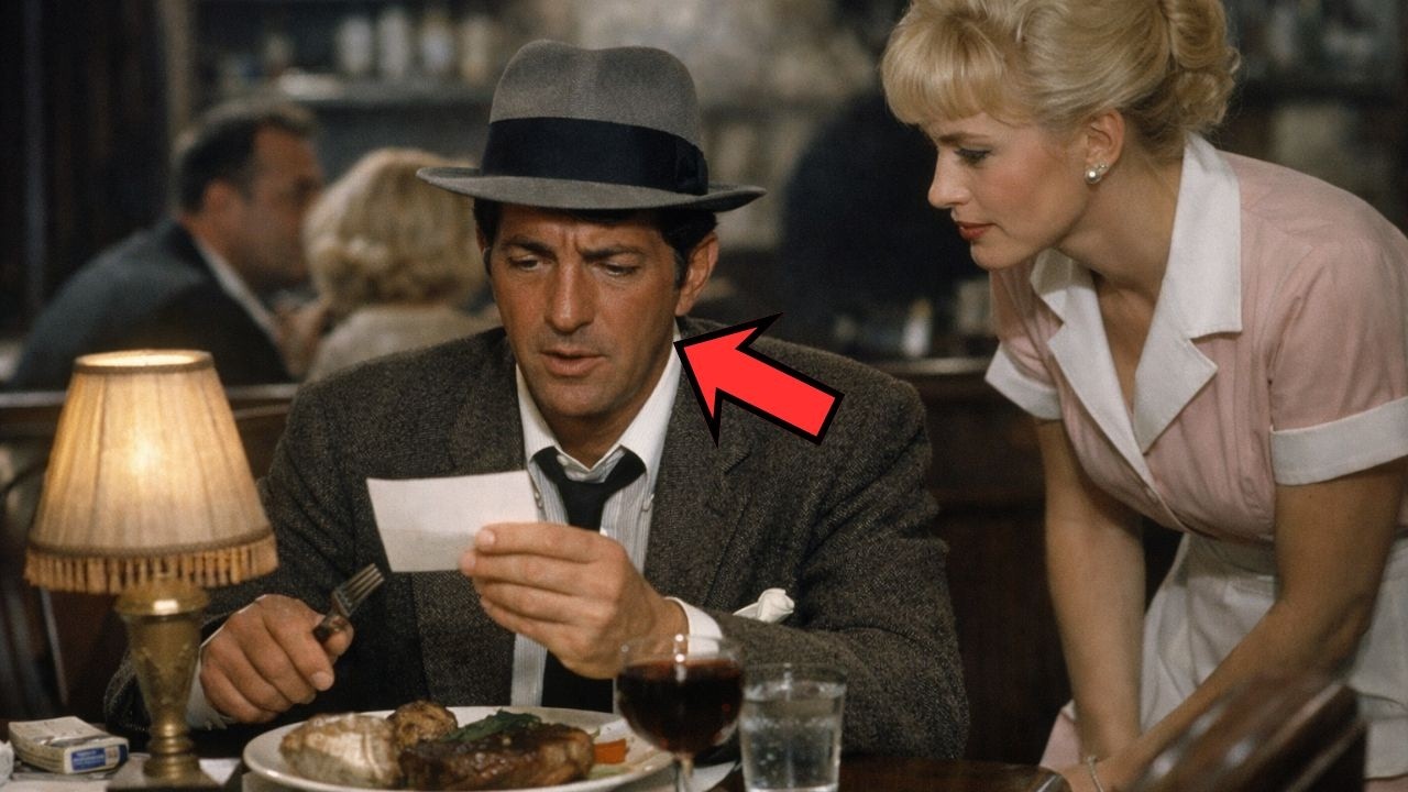 Dean Martin Goes Undercover, Orders a Steak — But the Waitress's Secret Note Leaves Him Stunned - YouTube