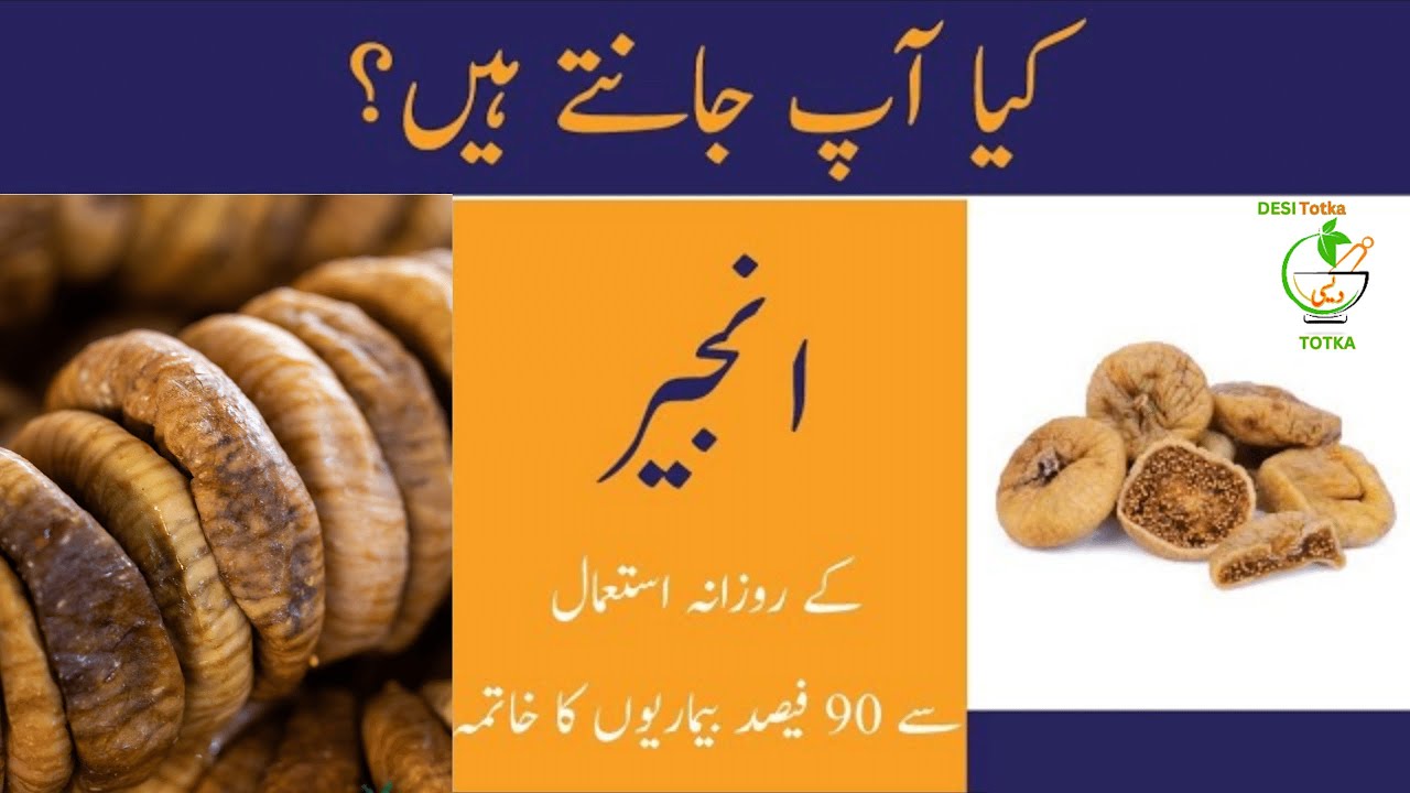 Injeer/Anjeer Ke Fayde Figs Health Benefits Urdu/Hindi Anjeer