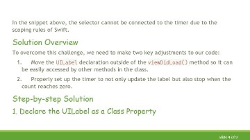 Mastering # selector in Swift: Accessing Programmatically Created UILabels