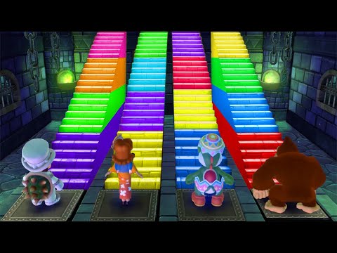 マリオvsデイジーvsヨッシーvsドンキーコング【マリオパーティ10
