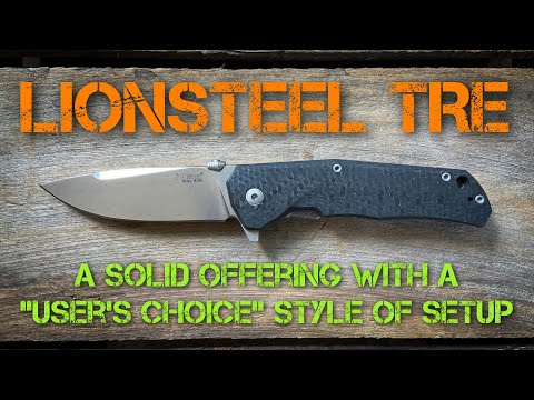 LionSteel TRE - Full Review!! A very unique Italian EDC knife!