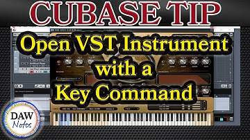 Cubase Tip: Open VST instrument with a key command