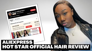 Aliexpress Hot Star Official Wig Initial Review | Affordable Wig | Unboxing \& Install