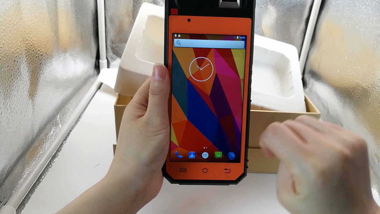 HFSecurity FP09 Android Fingerprint Terminal with Printer - YouTube