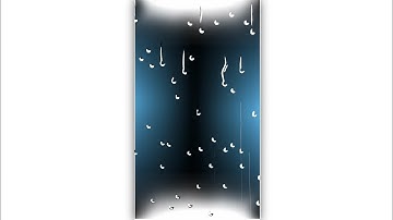 Rain Drop Effect Video Background | Template Video Background | light Effect | Black Screen Status