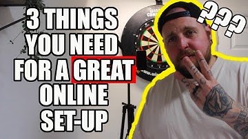 3 BASIC BUDGET FRIENDLY THINGS THAT WILL MAKE YOUR ONLINE DARTS BETTER!!!