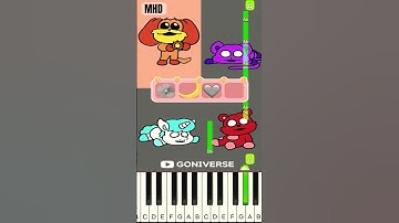 Smiling Critters Dance Challenge! (Poppy Playtime) @Goniverse - Piano Tutorial