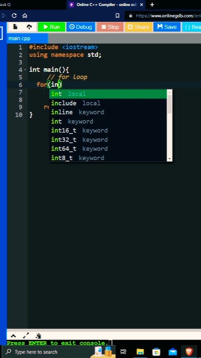 What Is For Loop And How To Use For Loop In C++ Language || For Loop ... image.